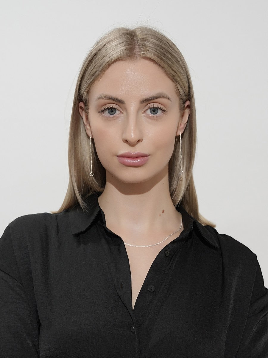 Strieborné náušnice