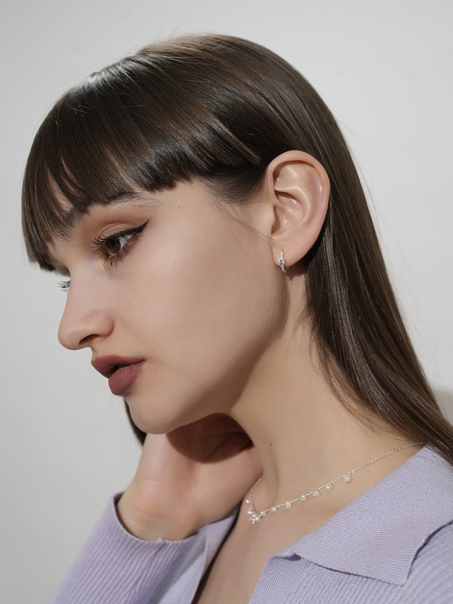 Strieborné náušnice