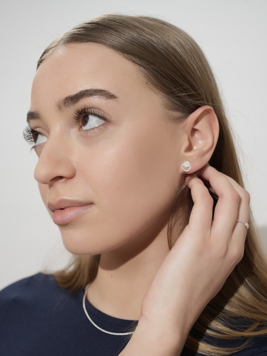 Strieborné náušnice